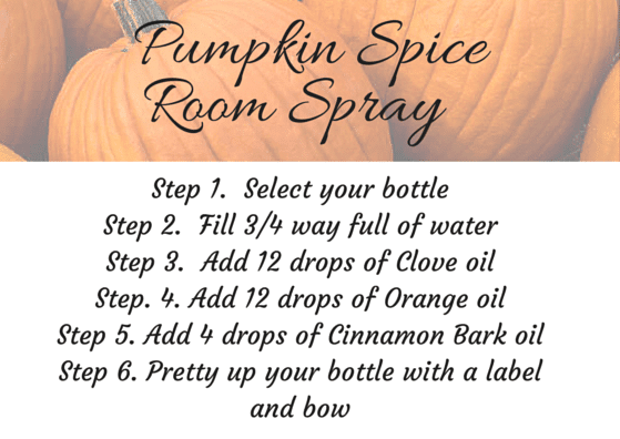 Pumpkin Spice Room Spray Recipe Pumpkin Spice Room Spray Recipe