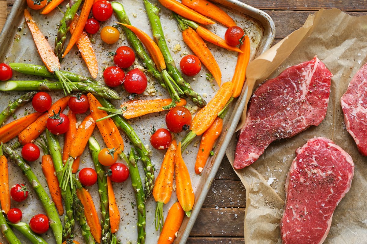 Sheet Pan Steak and Veggies Sheet Pan Steak and Veggies