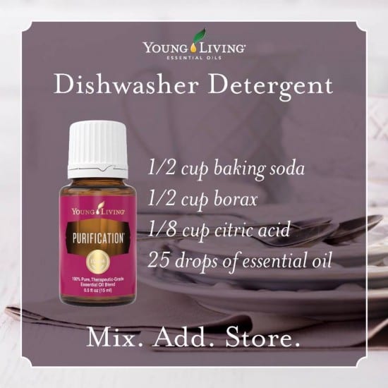Young Living Essential Oils Dishwasher Detergent