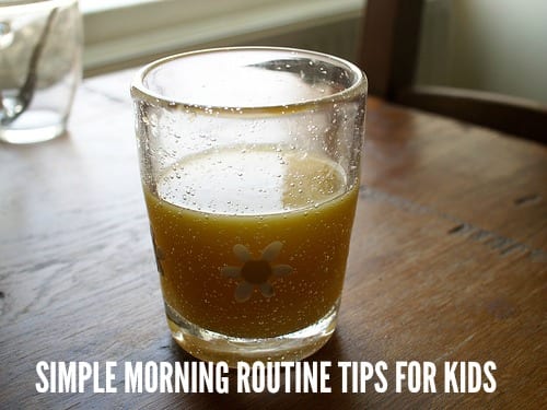 Simple Morning Routine Tips for Kids