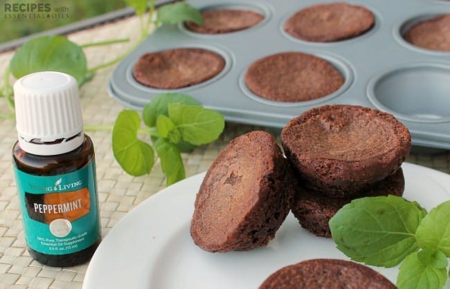 Peppermint Brownie Bites Peppermint Brownie Bites