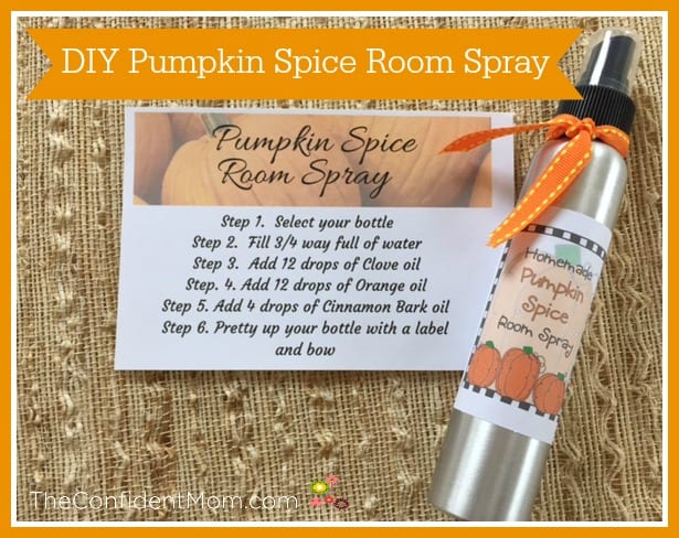 DIY Pumpkin Spice Room Spray
