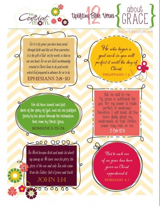 Bible verses on Grace