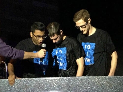 My Son Being Baptized