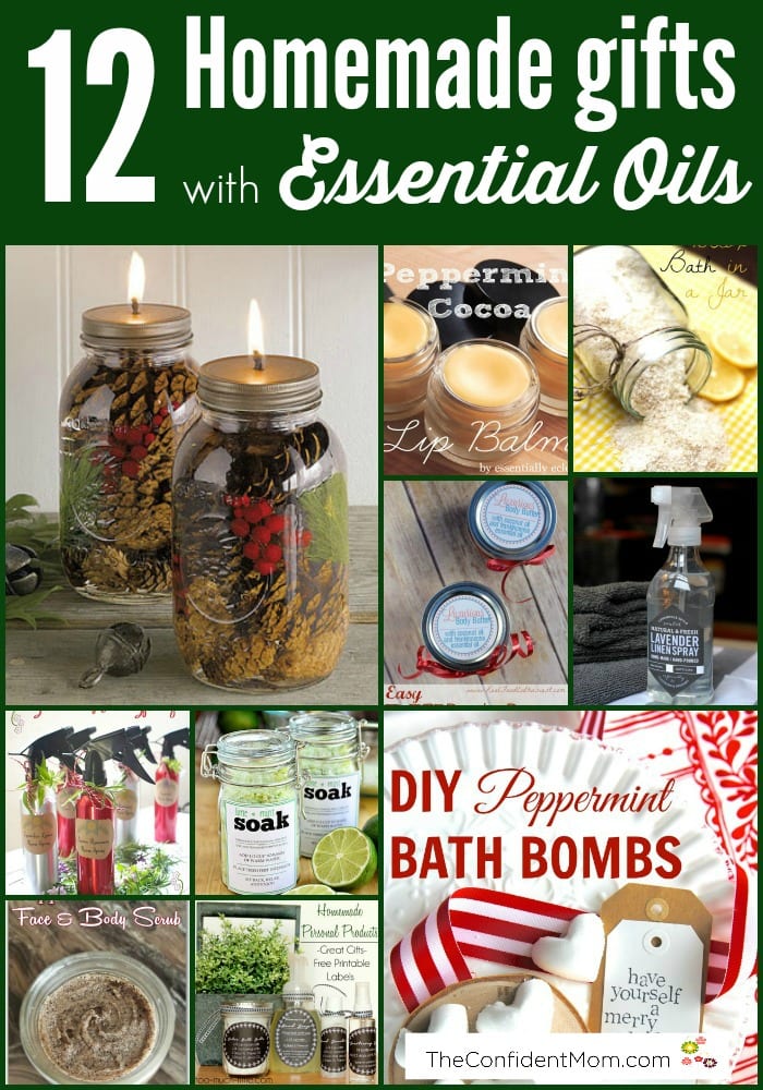 12 Homemade {DIY} Gifts with Essential Oils 12 Homemade {DIY} Gifts with Essential Oils
