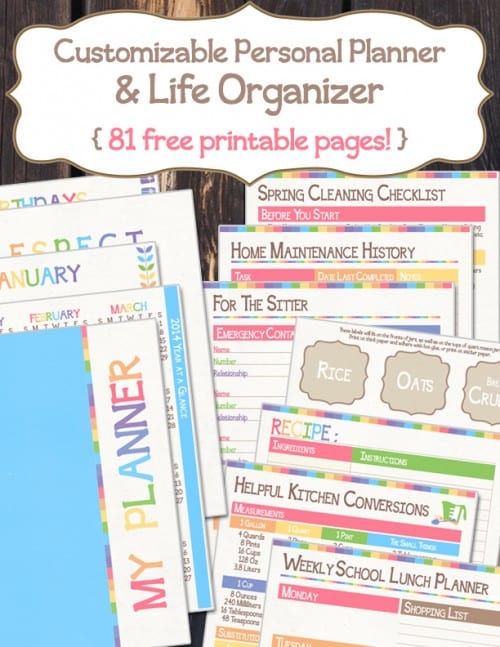 The Ultimate Customizable Personal Planner The Ultimate Customizable Personal Planner