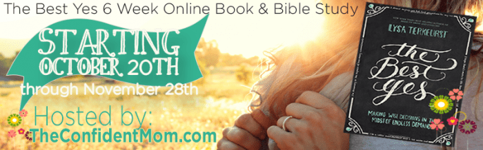 The Best Yes Online Book Study - Free to Participate!