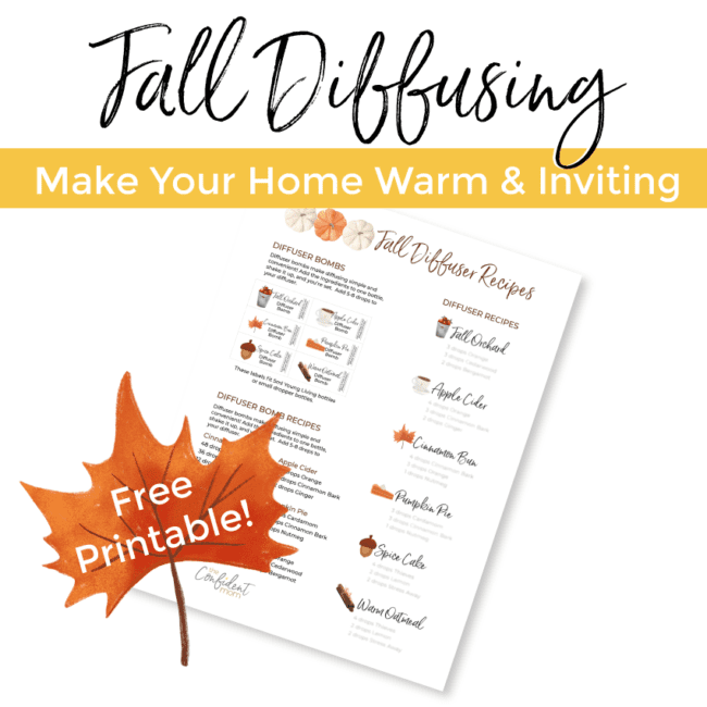Fall Diffusing fall essential oil blends for your diffuser